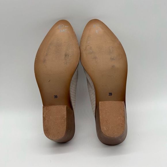 ROOLEE Helen Textured Mule in White Smoke - Picture 3 of 10